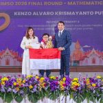 Siswa kelas 5 Xin Zhong School Surabaya, Kenzo Alvaro Krismayanto Putra,