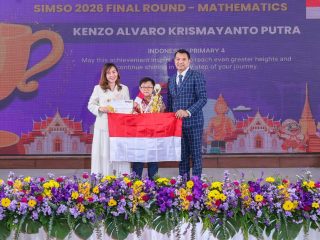 Kenzo Alvaro Bawa Nama Indonesia, Juara 2 Olimpiade Matematika Thailand